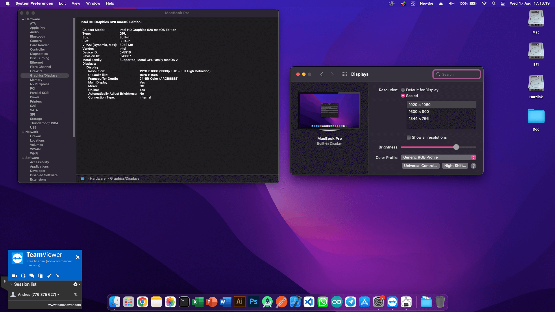 Acer Swift 3 SF314 54G 51WS 5th [KabyLake R + Intel UHD 620 + I2C]   OpenCore 3